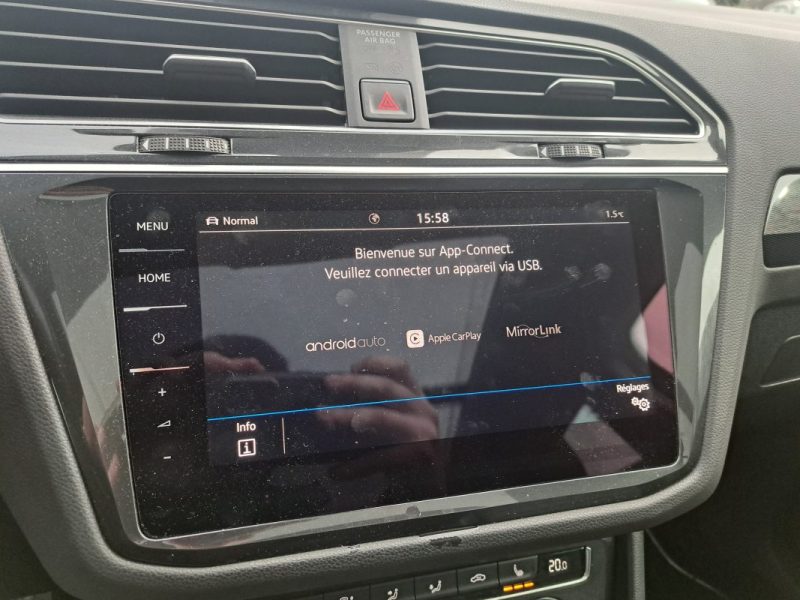 VOLKSWAGEN TIGUAN 2.0 TDI 190CH CARAT 4MOTION DSG7 TOIT OUVRANT PANORAMIQUE VIRTUAL COCKPIT CUIR CHAUFFANTS  2017