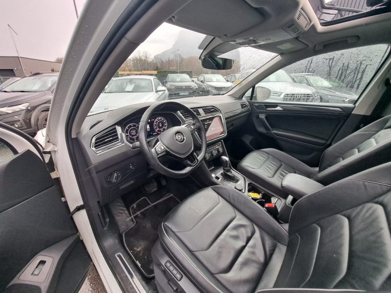 VOLKSWAGEN TIGUAN 2.0 TDI 190CH CARAT 4MOTION DSG7 TOIT OUVRANT PANORAMIQUE VIRTUAL COCKPIT CUIR CHAUFFANTS  2017